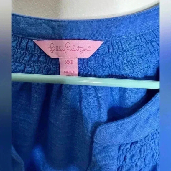 Lilly Pulitzer Alessia Dress 3/4 Sleeve V-Neck Button Size XXS - Picture 2 of 6